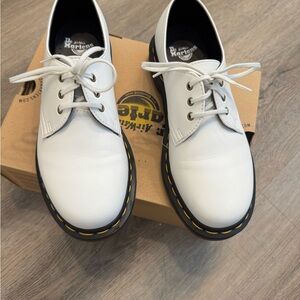 Dr. Martens Vegan Optical White Shoes